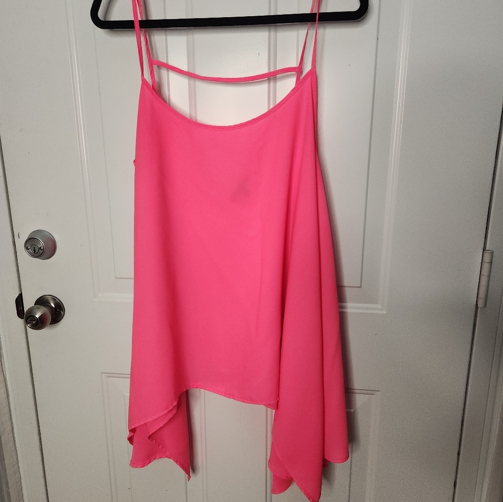 Hot Pink Cover UP - Plus Size 1X